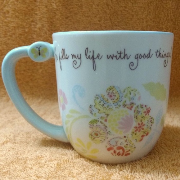 💥3/$20 Dayspring~Tea Cup~Inspirational He Fills My Life With Good Things Coffee - Picture 6 of 6